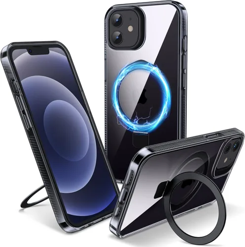 Vista 41 de Funda magnética para iPhone Air – [Soporte invisible integrado] [Compatible con MagSafe] [Protección contra caídas de grado militar] Cubierta