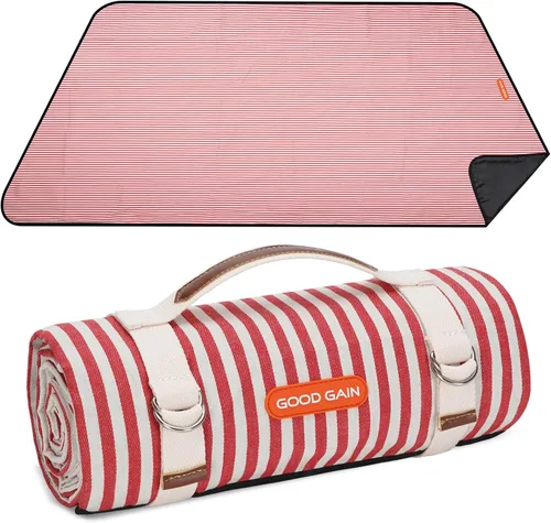 Vista 17 de Mantas de picnic para exteriores extra grandes - Manta de picnic impermeable con correa de transporte Alfombra de picnic lavable a máquina