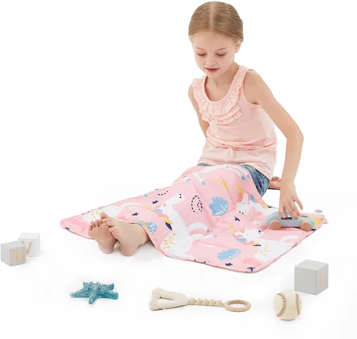 Vista 7 de HOSUKKO - Manta con peso, manta pesada color gris de 5 libras, manta transpirable (36 x 48 pulgadas, 5 libras)