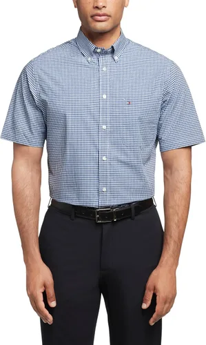 Vista 11 de Tommy Hilfiger Adaptive Camisa de manga corta con botones para hombre Cardenal
