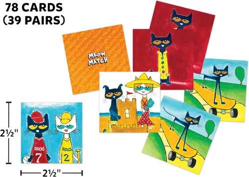 Vista 3 de Edupress Juego de Pete el gato: Meow Match - 62075