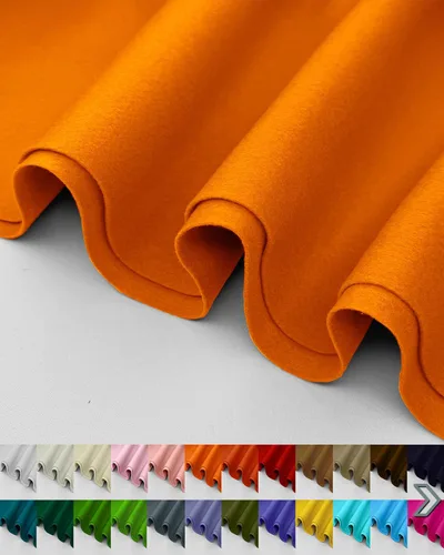 Vista 14 de Tela de tapicería de fieltro acrílico 34 Aqua por The Yard