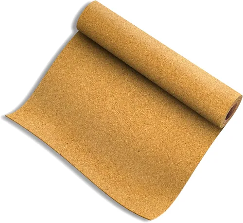 Vista 2 de VViViD Rollo adhesivo de vinilo texturizado para tablero de corcho natural, 17.9 pulgadas x 25 pies