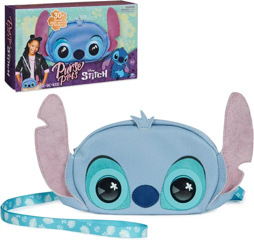 Vista 11 de Purse Pets, Disney Minnie Mouse Officially Licensed Interactive Pet Toy & Kids Purse