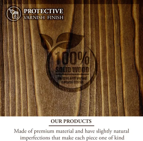 Vista 6 de MyGift Moderno soporte de collar doble acrílico negro con panel desmontable y base de madera maciza rústica quemada, soporte de caballete de joyería