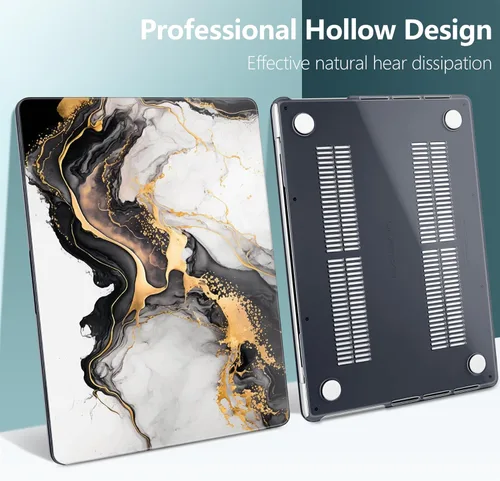 Vista 4 de DONGKE Funda para M5 MacBook Pro de 14 pulgadas 2025 2024-2021 M4 M3 M2 M1, cubierta de carcasa dura de plástico compatible con A3434 A3112 A3401