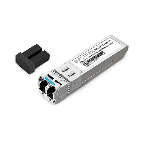 Vista 58 de 10GBASE-LR SFP+ Módulo Transceptor Óptico, 1310nm, 6.2 mi, DDM, Duplex LC SMF, 10 unidades, Gris, Sólido