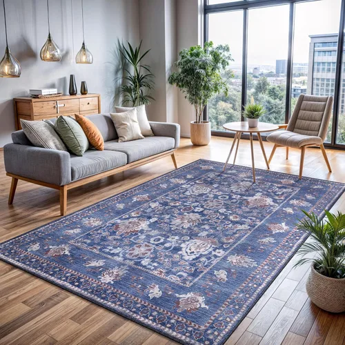 Vista 91 de CAMILSON Alfombras modernas de lujo con diamantes abstractos de 5 x 7 pies, suave, resistente a las manchas, fácil limpieza, no desprende pelo