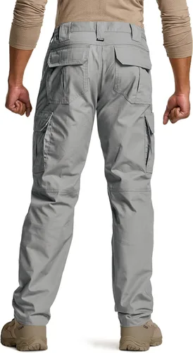 Vista 8 de CQR Men's Tactical Pants, Water Resistant Ripstop Cargo Pants, Lightweight EDC Work Hiking Pants, Outdoor Apparel