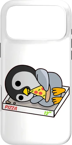 Vista 22 de Cute Lazy Penguin Eating Pizza Funny Pizza Lovers Gift Case for iPhone 17