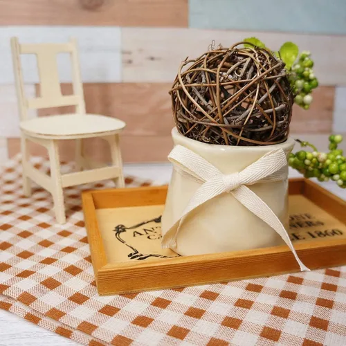 Vista 6 de Abbaoww Cinta de sarga de algodón de 50 yardas, 1 pulgada, cinta de cinta natural suave en espiga para coser manualidades, color beige