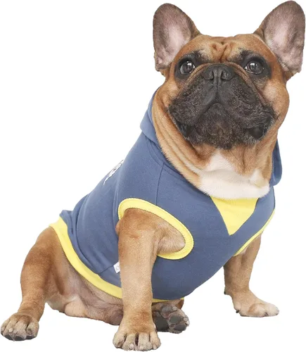 Vista 23 de iChoue - Ropa para mascotas, sudadera con capucha para perros como para Bulldog francés, Pug francés, Corgi inglés, Boston Terrier, Bully, Pitbull