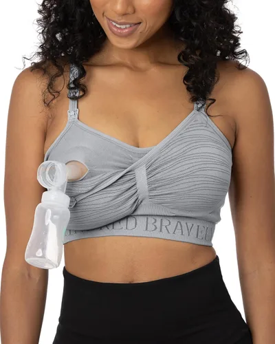 Vista 38 de Kindred Bravely Sublime Pumping Bra Hands Free, Adjustable Pumping & Nursing Bra with EasyClip for All Breast Pumps