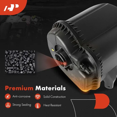 Vista 4 de A-Premium Tanque de depósito de recuperación de desbordamiento de refrigerante del motor [con sensor] Compatible con BMW X5 2007-2019, X6 2008-2019