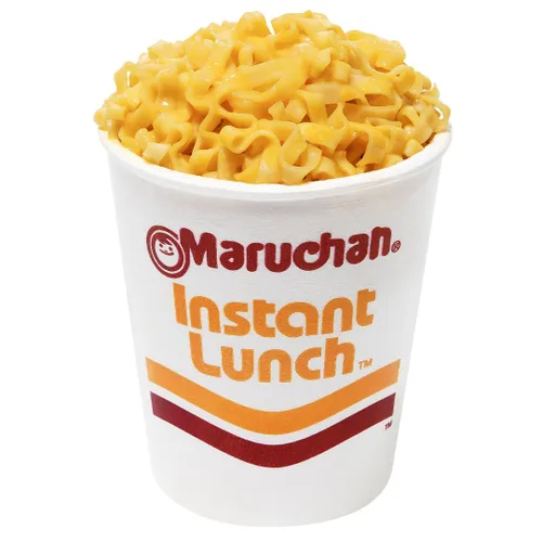 Vista 8 de Maruchan Fideos Ramen Instant Lunch con sabor a queso cheddar, sopa de fideos instantáneos estilo japonés, comida rápida y fácil, taza de 2.25