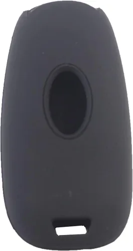 Vista 4 de Funda protectora para llavero inteligente con control remoto de goma de silicona negra de 5 botones, compatible con Hyundai Sonata 2020 2021 Santa