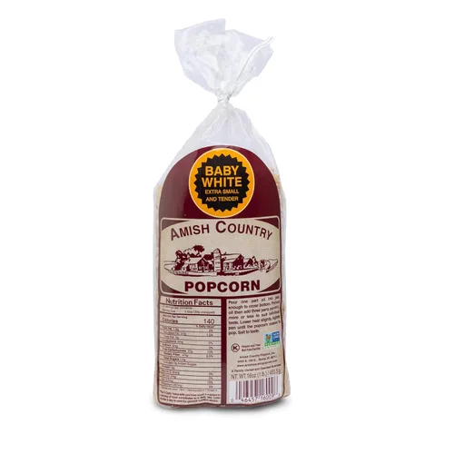 Vista 18 de Amish Country Popcorn 24 (Bolsas de 4 Oz) Palomitas de Maíz Baby White Tradicionales, Sin OMG y Sin Gluten