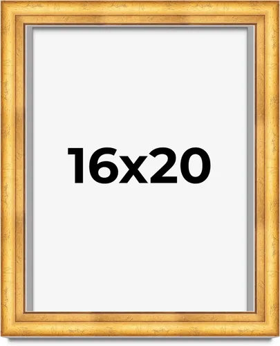 Vista 86 de Caja de sombra de 5 x 5 pulgadas, marco de exhibición biselado de hoja dorada Madera maciza 1.75 pulgadas de profundidad 1.75 pulgadas