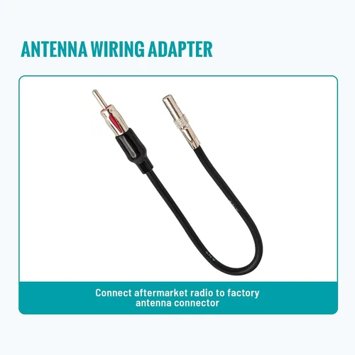 Vista 5 de NuIth Conjunto de Cables de Radio con Adaptador de Antena Compatible con Chevrolet 08-15 Express/07-14 Silverado/Sierra/Suburban, GMC 07-14 Yukon