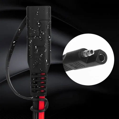 Vista 8 de CUZEC Cable de extensión SAE a SAE de 4 pies/3.9 ft 14 AWG a SAE de desconexión rápida, conector SAE/SAE a SAE Cable de extensión resistente