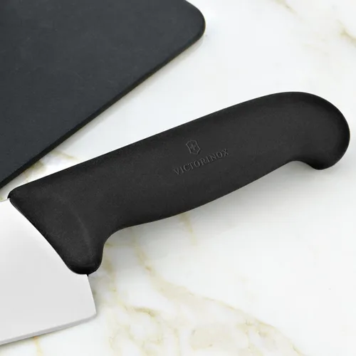 Vista 2 de Victorinox Swiss Army 5.2063.20-X4 Fibrox Cuchillo de Chef Recto Negro 8 Pulg
