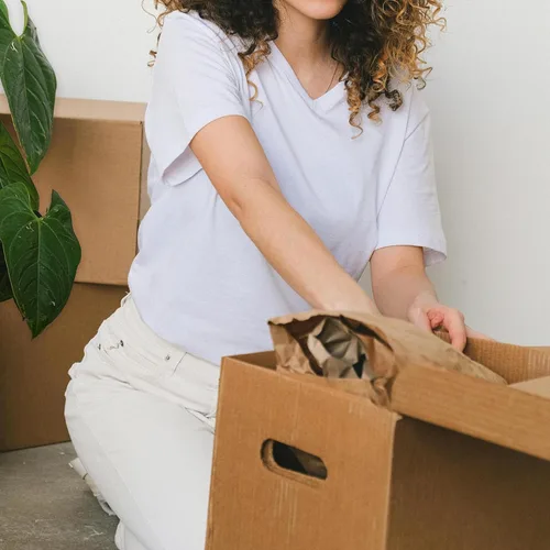 Vista 8 de Elementree Hojas de papel de embalaje marrón para mudanzas y envíos, 250 unidades (229 pies), tamaño de hoja de 14.5" x 11", embalaje de relleno