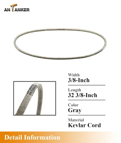 Vista 3 de 117-1018 Reemplazo de correa de transmisión para Toro Recycler V-Belt 20330 20331 20350 20351, 32.37" Kevlar Belt