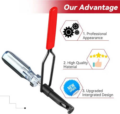 Vista 6 de Dreyoo herramienta de ajuste de válvula de tuerca de 10 mm, perno de ajuste de válvula ranurada, herramienta de rectificado de válvulas compatible