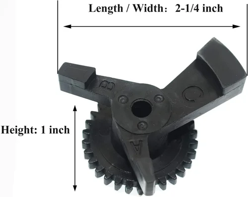 Vista 2 de Paquete de 2 cámaras GW9507 de repuesto para limpiador de piscinas enterradas GW9500, color negro