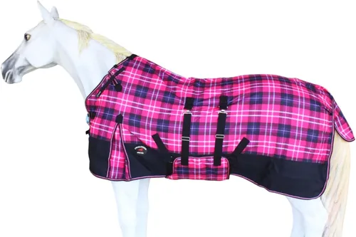 Vista 17 de CHALLENGER 60 "1200D Participación Impermeable Caballo de Lluvia Hoja Luz Invierno Manta 393B