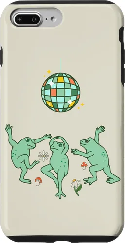 Vista 12 de Funny Frog Disco Dance 70s 80s Groovy Hippie Funky Party Case para iPhone 16