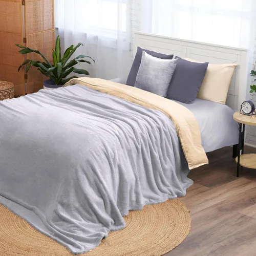 Vista 20 de NORTHWEST Ashford Home - Manta acogedora Warmwell de invierno, color blanco, tamaño 50 x 60 pulgadas