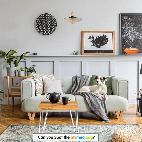 Vista 5 de Funda de transporte individual Epipen – Bolsa de medicación aislada – Soporte de Epipen naranja brillante, altamente visible y notable estuche