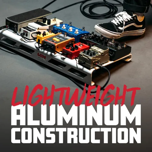 Vista 8 de Pedalera GPB-BAK-1 de Gator Cases, de aluminio, con estuche de transporte, tamaño grande, color negro camuflaje, Negro, S