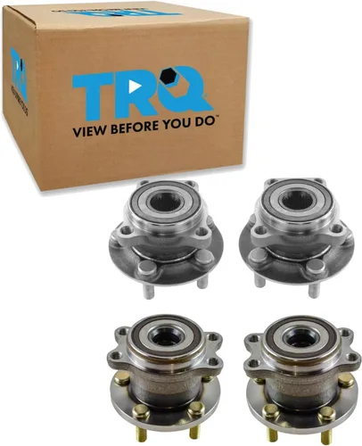 Vista 154 de TRQ Par de conjunto de cubo de cojinete de rueda delantera izquierda derecha, 2 piezas compatible con Lexus GX460 2003-2009 GX470 2003-2023 Toyota
