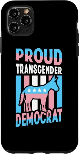 Vista 12 de Funda para iPhone 11 Orgulloso Transgénero Demócrata Liberal LGBTQ Pride Votante