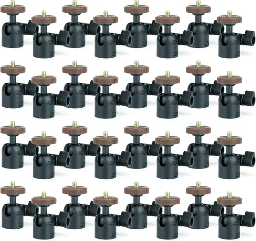 Vista 10 de LINCO Lincostore - Soporte de trípode giratorio de 1/4 pulgadas con cabeza esférica para cámara DSLR, videocámara, soporte de luz A020 para soporte