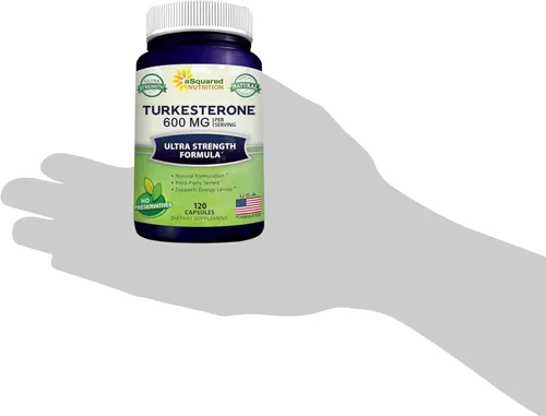 Vista 8 de aSquared Nutrition Suplemento de turkesterona 600 mg - 120 cápsulas - Ajuga Turkestanica Extracto en polvo - Suplemento Turkesterone Complex