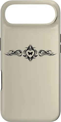 Vista 27 de Butterfly Heart Tattoo Fairycore y2k Grunge Egirl Aesthetic Case for iPhone 17