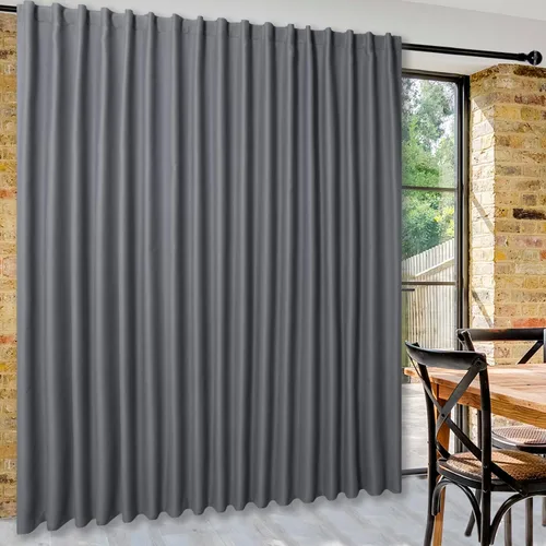 Vista 39 de DWCN - Cortinas para puerta corrediza de patio, cortinas extra anchas para puerta de vidrio, panel de cortina divisora de habitación con privacidad
