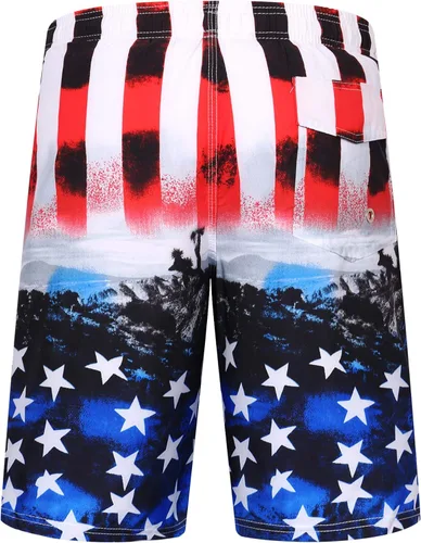 Vista 2 de APTRO Men's Swim Trunks 9" Quick Dry Bathing Suit Mesh Lining Beach Swim Board Shorts Swimsuits