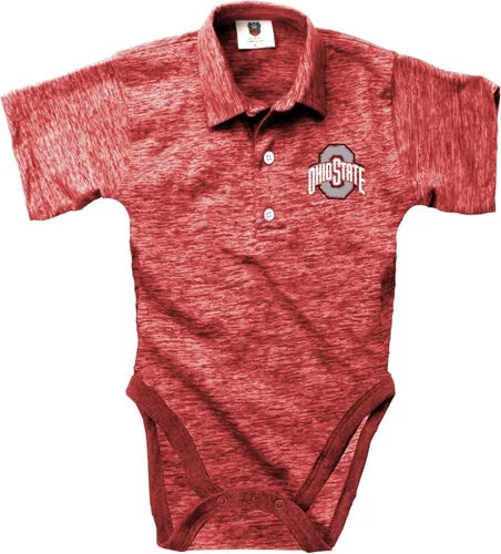 Vista 27 de Wes and Willy Baby Sports Fan Polo Snap Suit Romper Infantil Nublado Hilado Golf Creeper