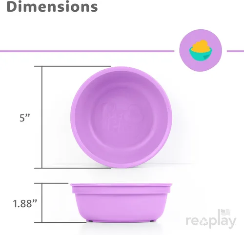 Vista 9 de Re Play - Tazones de plástico reutilizables de 12 onzas, paquete de 6 cuencos aptos para lavavajillas y microondas para cereales, aperitivos