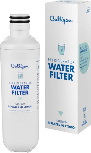 Culligan Filtro de agua para refrigerador CUL1000 | Reemplazo para filtro de agua LG (LT1000) | Reemplazar cada 6 meses | Paquete de 1