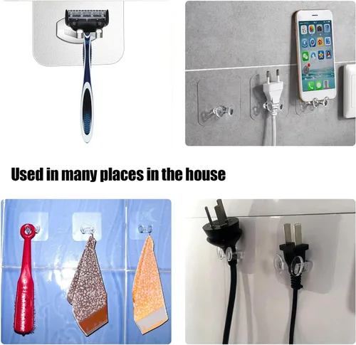 Vista 4 de Espejo de ducha sin niebla para afeitarse, espejo plano antivaho e inastillable, accesorios de baño para hombres, espejo de baño para ducha