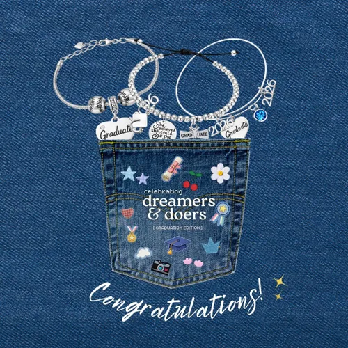 Vista 5 de Gymnastics Graduation Gift - Rose Gold Gymnast Charm Bracelet, Live Your Dreams, Gift for Graduates, Class of 2026