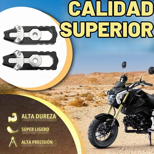 Vista 8 de Canitu 2 ajustadores de eje tensor de basculante negro, carrete de cadena de eje trasero de aluminio para motocicleta, ajustadores de cadena