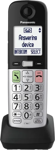 Vista 12 de Panasonic Teléfono Inalámbrico, Fácil de Usar con Pantalla Grande y Botones Grandes, Tecla de Favoritos Intermitente, Linterna, Bloqueo de Llamadas