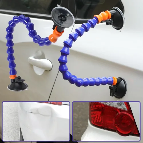 Vista 4 de Herramienta de reparación de abolladuras de coche, extractor de abolladuras de doble cabeza, ventosa de doble cabeza, herramientas de reparación