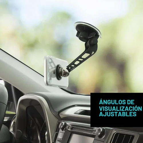 Vista 7 de Nite Ize Steelie Kit de parabrisas – Soporte magnético para teléfono celular para accesorios de coche – Soporte resistente para parabrisas de coche